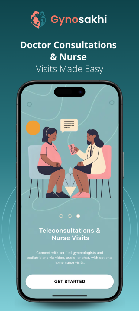 Gynosakhi gynecologist teleconsultation pregnancy app India